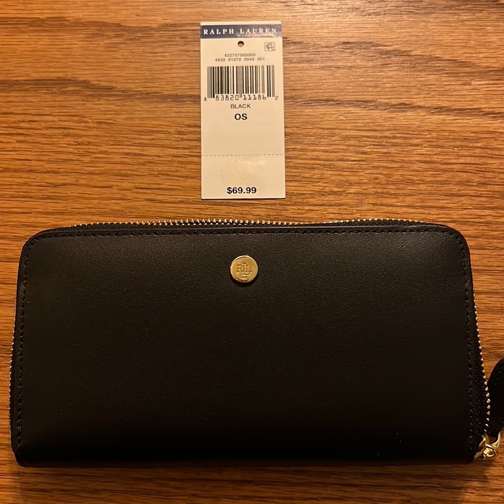 BNWT LAUREN RALPH LAUREN ZIP AROUND WALLET
